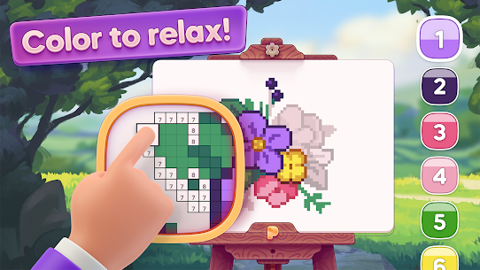 Pixelwoods Coloring & Decor v1.18.4 Mod Apk (Unlimited Money/Stars) Free For Android 2