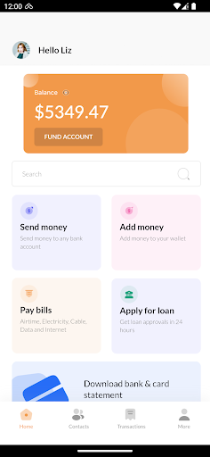 Whatfix Banking Demo Screen 2