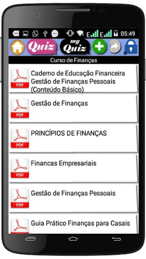 Curso de Finanças Screen 3