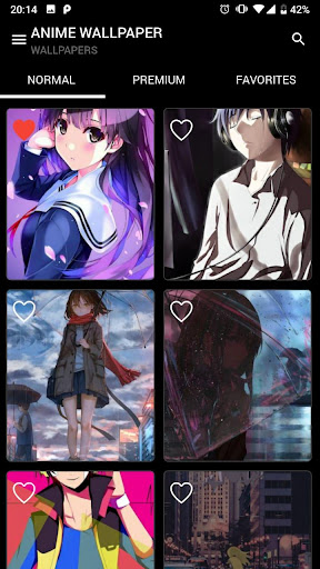 Android application Anime Wallpapers 4K screenshort
