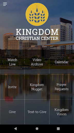 Android application Kingdom Christian Center screenshort