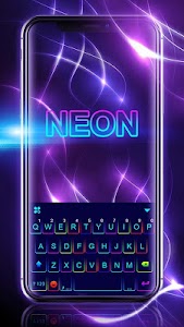 Color Neon Tech Keyboard Theme Unknown