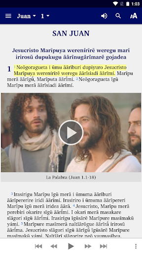 Android application Siriano Bible screenshort