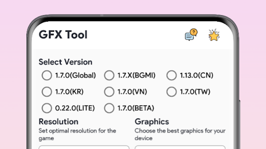 GFX Tool Pro For BGMI and PUBG APK Download  V 3.6 [Unlimited Features ] Gallery 1
