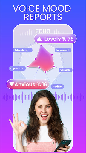 ECHO: AI Voice Analyzer App Screen 3