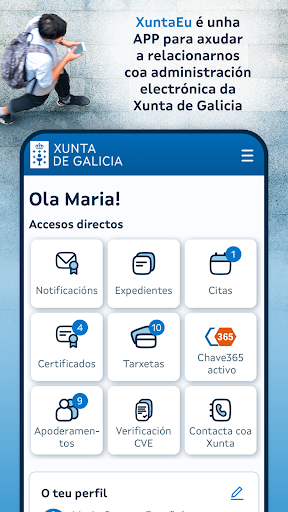 Android application XuntaEu screenshort