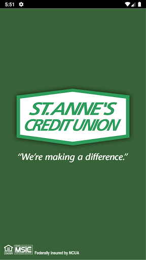 Android application St. Anne’s CU Mobile Banking screenshort