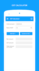 GST Calculator- Tax included &