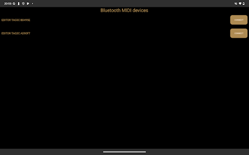Screenshot of TAG Remote