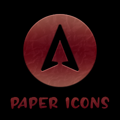 Red Paper Pattern Icon Pack