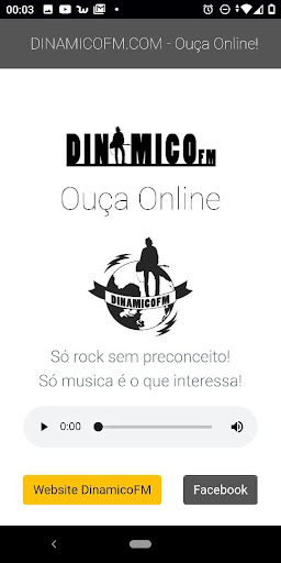 Android application DinamicoFM screenshort