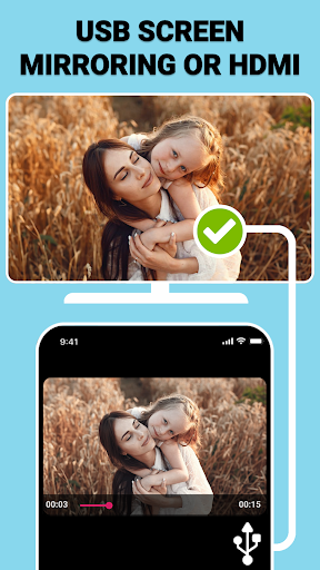 Screenshot of USB Connector Cast Phone to TV
