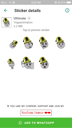 All Emotions GIF Stickers 4 WA Screen 3