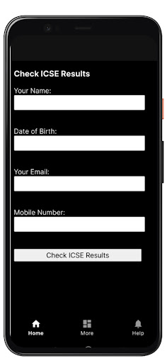 Android application ICSE ISC Exam Results 2023 screenshort