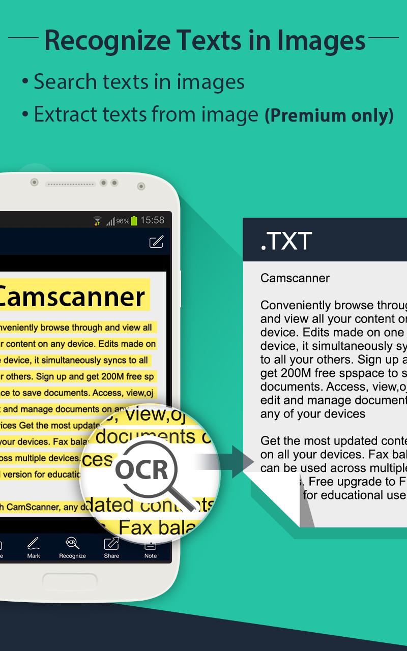 CamScanner (License) Screen 2