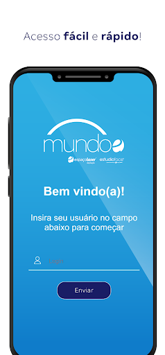 Android application mundo e – App Corporativo screenshort
