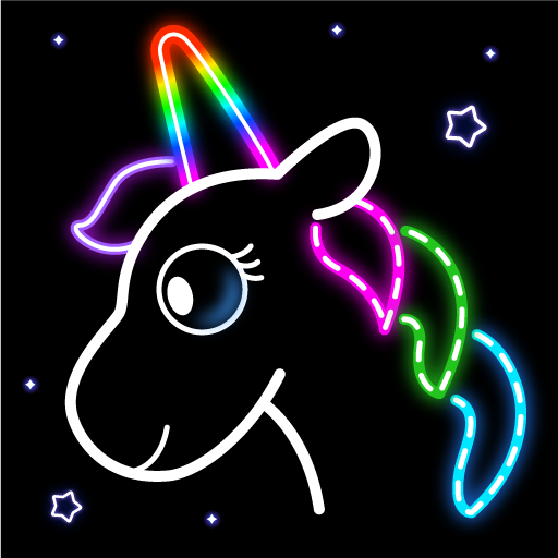 Unicorn Coloring Girl Games logo