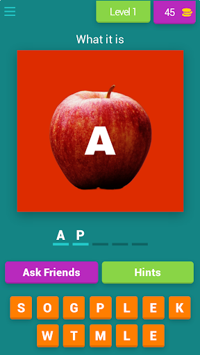 Android application ABCD Kids - Picture to Answer screenshort