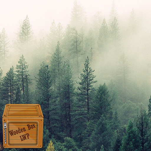 foggy forest wallpaper logo