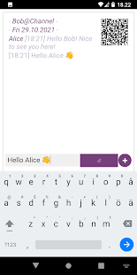 MlesTalk: char-based messenger لقطة شاشة