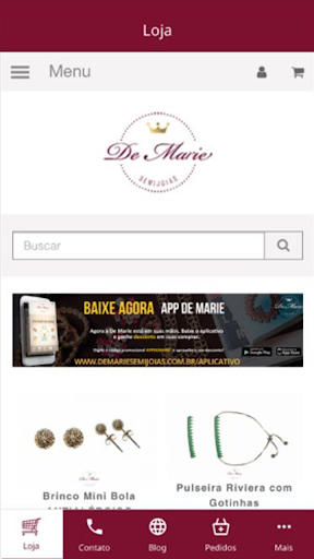 Android application De Marie Semijoias screenshort