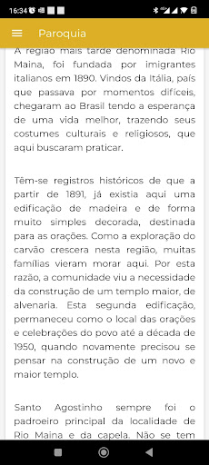 Paróquia Santo Agostinho SC Screen 2