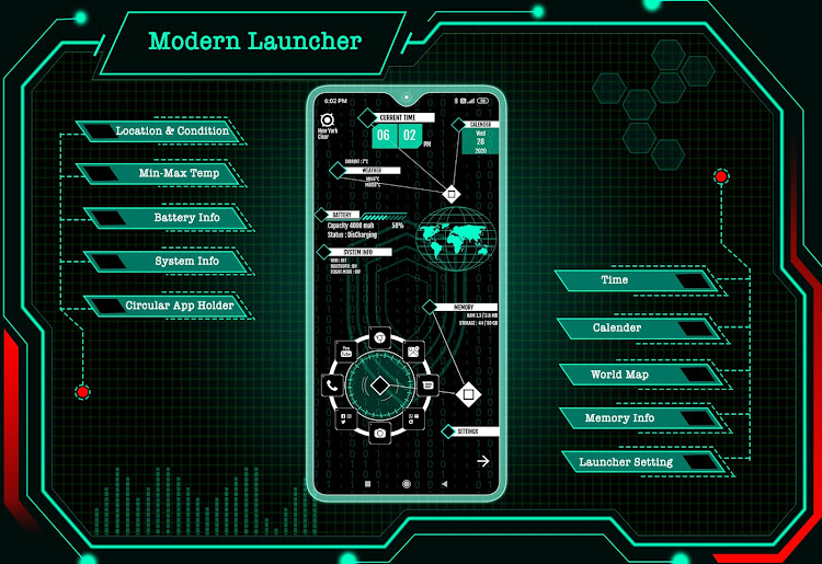 Modern Launcher 2023 - AppLock - 79.0 - (Android)
