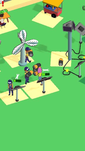 Idle Solar Farm Screen 2