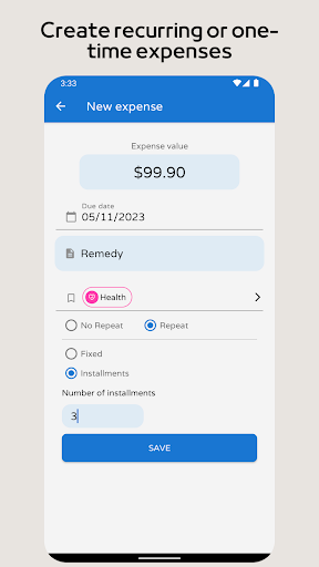 Personal Finance Expenses Screen 3