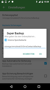 Super Backup: SMS & Kontakt Screenshot