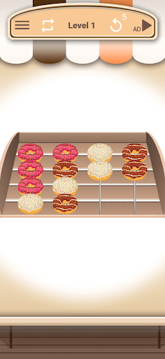 Donut Sort Screen 2