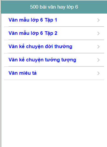 500 bài văn hay lớp 6  Văn mẫu lớp 6 Tập làm văn