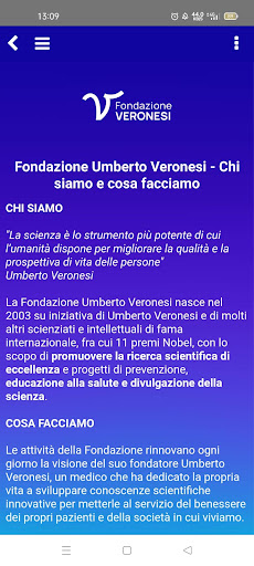 Fondazione Veronesi - Eventi Screen 2