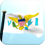Virgin Islands, US Flag 3D icon