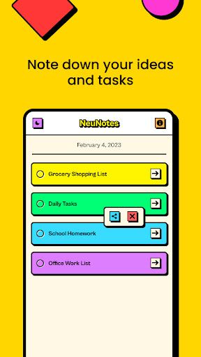 Android application Neu Notes screenshort
