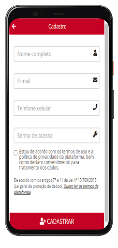 Android application Cidão Lanches screenshort