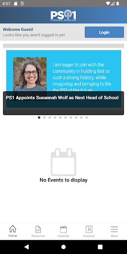 Android application PS1 Pluralistic School App screenshort