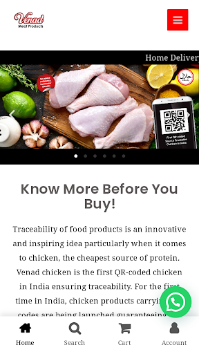 Android application Venad Chicken screenshort