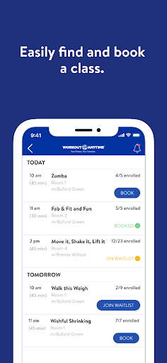 Screenshot of Workout Anytime Go