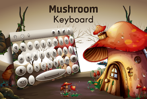 Android application Mushroom Keyboard Theme screenshort