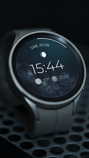 Milky Way Galaxy Watch Face Screen 3