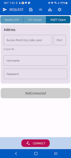 Rest API Android + Socket/MQTT Screen 3