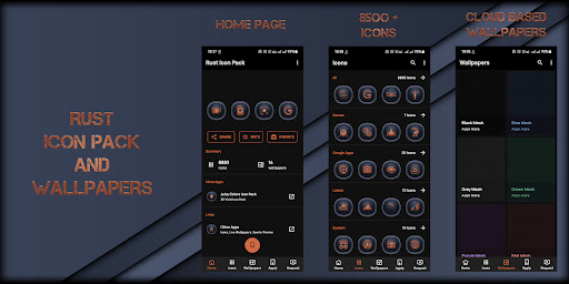 Screenshot of Rust Icon Pack