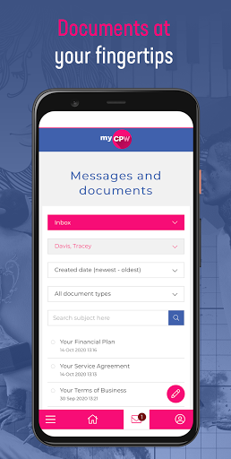 myCPW Screen 3