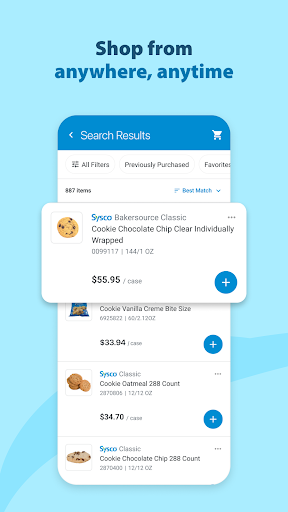 Sysco Shop screenshot