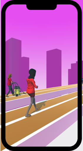 Cleaning Maid Runner - Sweeper