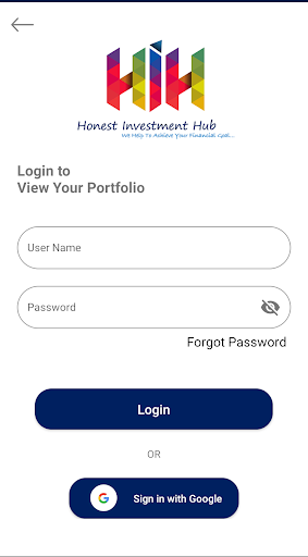 Honest Investment Hub Screen 3