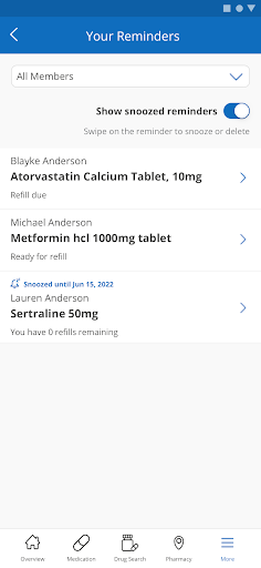 MyBlueRxOK Screen 2