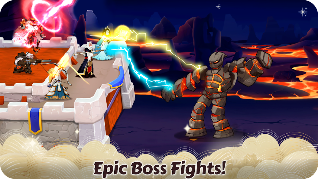 Castle Defense – Idle War 1.0.34 APK + Мод (Unlimited money) за Android