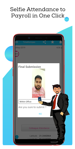 TimeKompas – Manage employees Screen 3